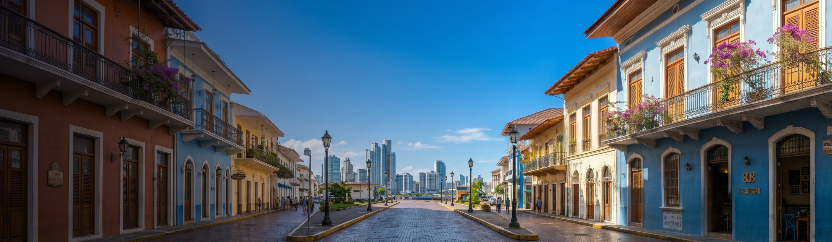 A photo of Panama City.